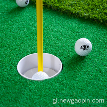 Mini alfombra de golf personalizada que pon verde ao aire libre